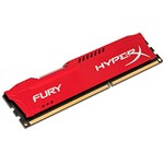 Ficha técnica e caractérísticas do produto Memória 8GB (1x8GB) Kingston DDR3 1333MHz HyperX Fury Red HX313C9FR/8