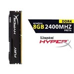 Ficha técnica e caractérísticas do produto Memória 8GB 2400 Mhz DDR4 HyperX Kingston