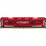 Ficha técnica e caractérísticas do produto Memória Crucial Ballistix Sport LT 4GB 2400Mhz DDR4 CL16 Red