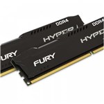 Ficha técnica e caractérísticas do produto Memoria Desktop Gamer DDR4 HYPERX HX424C15FB2K2/16 FURY 16GB KIT(2X8GB) 2400MHZ CL15 DIMM BLACK
