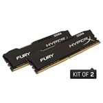 Ficha técnica e caractérísticas do produto Memória Gamer Hyperx Fury DDR4 16GB Kit (2x8GB) 2400Mhz CL15 Dimm HX424C15FB2K2/16