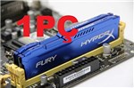 Ficha técnica e caractérísticas do produto Memoria Gamer Kingston Hyperx Fury Ddr3 4gb 1333 Azul Genuína