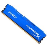 Ficha técnica e caractérísticas do produto Memoria Kingston DDR3 4GB HyperX Fury 1600 MHz Azul