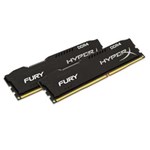 Ficha técnica e caractérísticas do produto Memória Kingston Hyper X Fury 16GB (2x8GB), DDR4, 2133MHz - HX421C14FBK2/16