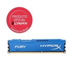 Ficha técnica e caractérísticas do produto Memória Kingston Hyperx 4gb 1600mhz Ddr3 Fury Blue Series