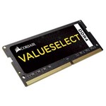 Ficha técnica e caractérísticas do produto Memória P/ Notebook Corsair ValueSelect 8GB (1x8) 2133MHz DDR4, CMSO8GX4M1A2133C15