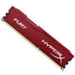 Memória Ram Kingston DDR3 8GB HyperX Fury Vermelho