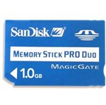 Ficha técnica e caractérísticas do produto Memory Stick PRO DUO 1GB - Sandisk