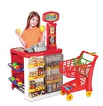 Ficha técnica e caractérísticas do produto Mercadinho Infantil Super Market com Luz Som Acessórios e Carrinho Magic Toys 8039