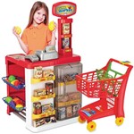 Ficha técnica e caractérísticas do produto Mercadinho Infantil Super Market com Luz Som Acessórios e Carrinho Magic Toys