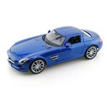 Ficha técnica e caractérísticas do produto Mercedes Benz Sls Amg 1:18 Maisto Azul