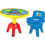 Ficha técnica e caractérísticas do produto Mesa com Cadeira Galinha Pintadinha Azul - Líder Brinquedos 2007