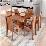 Ficha técnica e caractérísticas do produto Mesa de Jantar com 6 Cadeiras Lopas Tijuca