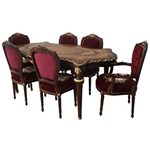 Mesa de Jantar com 6 Cadeiras Vernazza - Not Defined