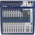 Ficha técnica e caractérísticas do produto Mesa de Som 12 Canais Signature 12 AZUL Soundcraft - Alba Eletronicos