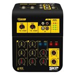 Ficha técnica e caractérísticas do produto Mesa de Som 6 Canais SKP Mix Connect 6 - com Fonte - Bivolt