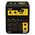 Ficha técnica e caractérísticas do produto Mesa de Som Compacta Skp Mix Connect 6