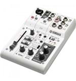 Ficha técnica e caractérísticas do produto Mesa de Som e Interface de Áudio 3 Canais Ag03 Branca Yamaha
