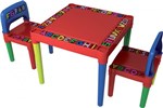 Ficha técnica e caractérísticas do produto Mesa Infantil com 2 Cadeiras Desmontável Educativa Multiatividades Didática - Tritec