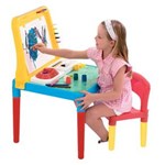 Ficha técnica e caractérísticas do produto Mesa Infantil Pequeno Artista Cadeira e Quadro Bell Toy