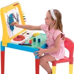 Ficha técnica e caractérísticas do produto Mesa Infantil Pequeno Artista com Cadeira e Quadro 9052 - Bell Toy