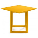 Ficha técnica e caractérísticas do produto Mesa Lateral Alta Square- Máxima - Amarelo