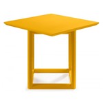 Ficha técnica e caractérísticas do produto Mesa Lateral Alta Square Maxima Amarelo