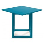Ficha técnica e caractérísticas do produto Mesa Lateral Alta Square Maxima Azul