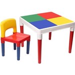 Ficha técnica e caractérísticas do produto Mesa Mesinha Infantil Multi Colorida Plástico Bell Toy
