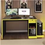 Ficha técnica e caractérísticas do produto Mesa para Computador Desk Game Drx 3000 Siena Móveis Preto/Amarelo