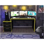 Ficha técnica e caractérísticas do produto Mesa para Computador Desk Gamer DRX 6000 Siena Móveis Preto/Amarelo - Preto