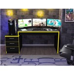 Ficha técnica e caractérísticas do produto Mesa para Computador Desk Gamer Drx 6000 Siena Móveis Preto/amarelo