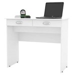 Mesa para Computador/escrivaninha 2 Gavetas Branco - Ej Móveis