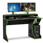 Ficha técnica e caractérísticas do produto Mesa para Computador Gamer Politorno Fremont MDP 130cm - Verde