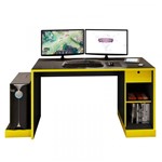 Ficha técnica e caractérísticas do produto Mesa para Computador Notebook Desk Game Drx 3000 Preto/Amarelo - Móveis Leão
