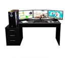 Ficha técnica e caractérísticas do produto Mesa Para Notebook Computador Desk Game DRX 5000 - Preto - Móveis Leão