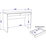 Ficha técnica e caractérísticas do produto Mesa para Notebook Lindóia - Branco - Politorno