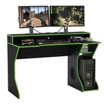 Ficha técnica e caractérísticas do produto Mesa Pc Gamer para 2 Monitores Fremont Verde