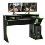 Ficha técnica e caractérísticas do produto Mesa pc gamer para 2 monitores Fremont Verde
