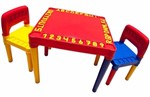 Ficha técnica e caractérísticas do produto Mesa Plástica Infantil 2 Cadeiras Tritec