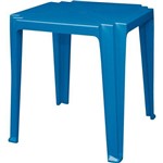 Mesa Plastica Monobloco Tambau Azul