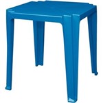 Ficha técnica e caractérísticas do produto Mesa Quadrada Tambaú de Plástico 92314070 Tramontina - Selecione=Azul