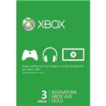 Ficha técnica e caractérísticas do produto 3 Meses Assinatura Xbox Live Gold Brasil [ Nacional ]