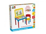 Ficha técnica e caractérísticas do produto Mesinha Pequeno Artista com Cadeira e Quadro 9052 - Bell Toy - Bell-toy