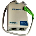 Ficha técnica e caractérísticas do produto Micro Filtro ADSL Duplo - Pacote com 3 Unidades - Xdgtl