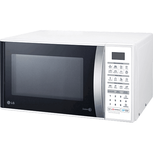 Ficha técnica e caractérísticas do produto Micro-ondas LG EasyClean MS3052R 30 Litros  - Branco com Puxador Prata