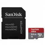 Cartão Micro Sd Sandisk 64gb Ultra Speed 48mb/S 320x