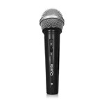 Microfone com Fio Quanta QTMIC100 Conector XLR 6,3mm - Preto