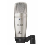Ficha técnica e caractérísticas do produto Microfone Condensador C-1U USB Behringer