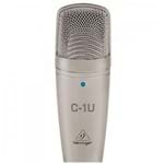 Ficha técnica e caractérísticas do produto Microfone Condensador C1U Usb Prata Behringer